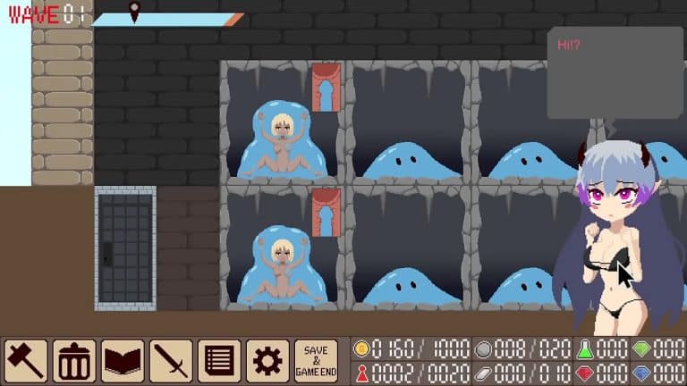 Gameplay Hentai 3D : Slimes BDSM et Creampie dans le château