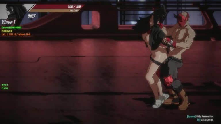 Scène de sexe hentai cyberpunk avec Pure Onyx en eroge MMD