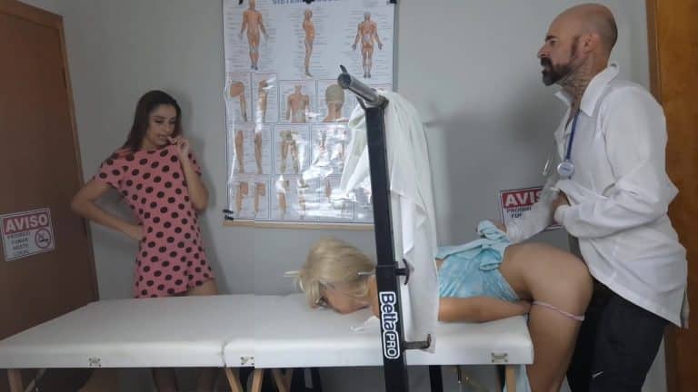 Ator Zegalinha et Fanny1 se font pénétrer par le gynécologue en uniforme