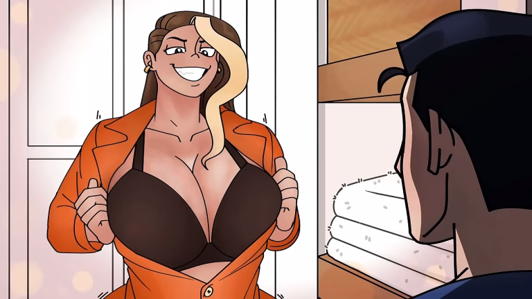 Belle-mère dominatrice baise gros cul