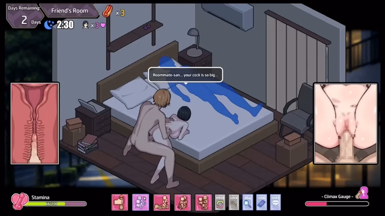 Gameplay Hentai 3D : NTR la petite amie de mon pote avec de gros oppai