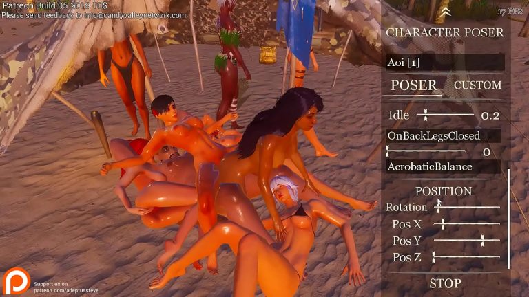 Gangbang sauvage sur la plage avec 8 mecs et gros blowjobs