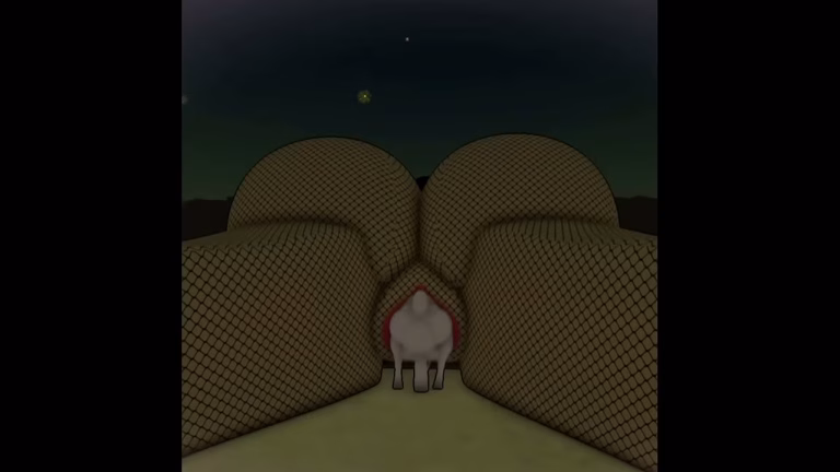 Grosse prise de cul anal sur la plage style Roblox