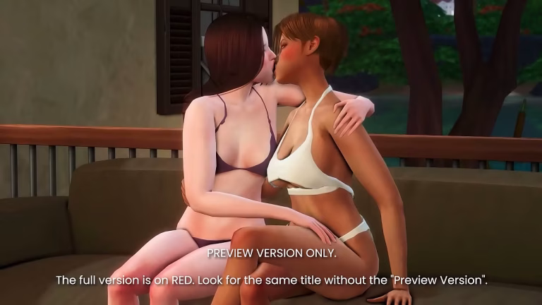Hentai 3D sapphique avec strap-on et sexe entre femmes