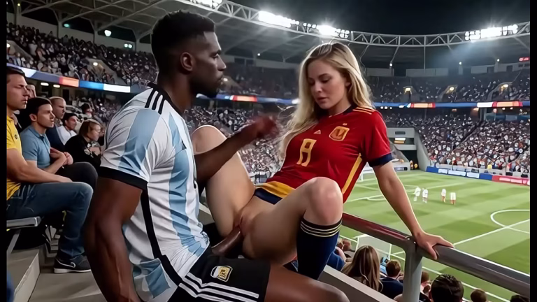 Interracial 3D : énorme creampie et gros cumshot après un anal sauvage